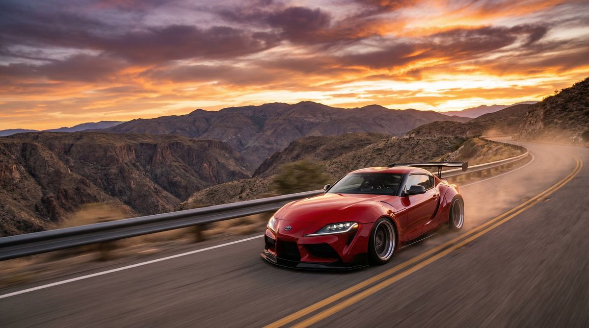 黄色仓库跑车改装视频