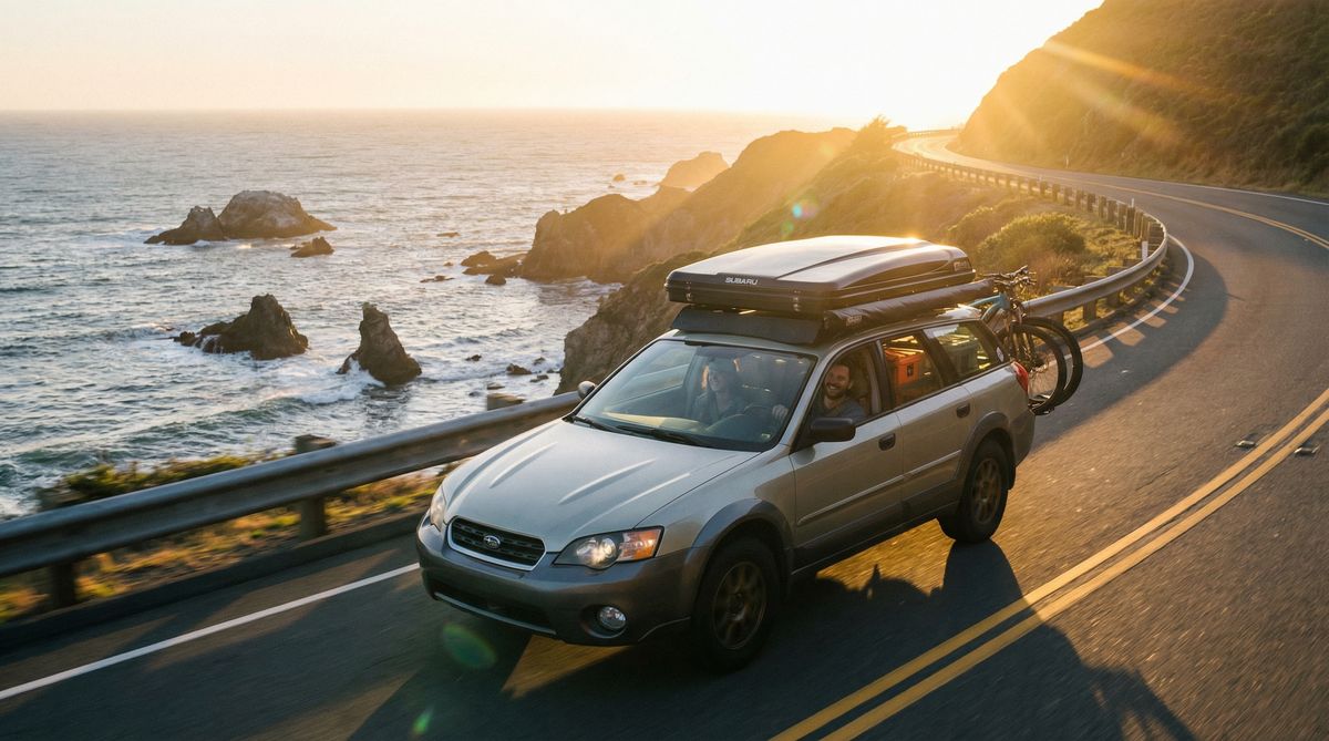 黄色仓库旅行车视频