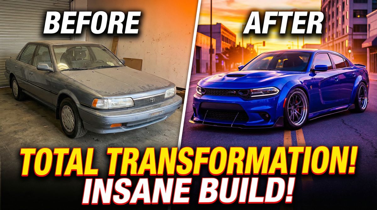 黄色仓库轿车改装视频